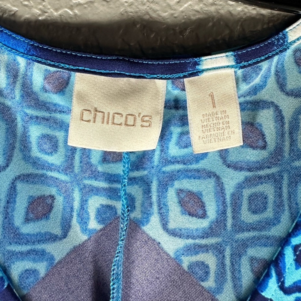 Chicos blue womens dress